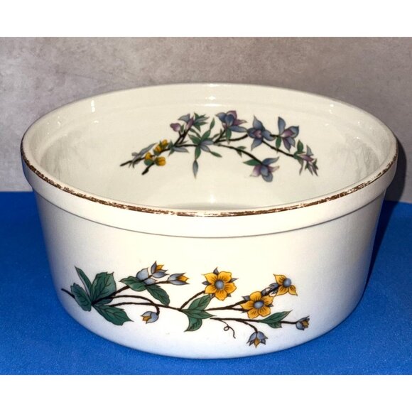 2 Vintage Woodwill Fine Floral Bakeware Bowls - Picture 7 of 14